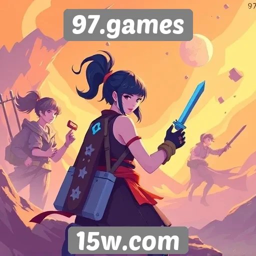 Tendências de design em jogos do site 97.games